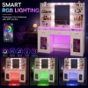 vanity-desk-with-lighted-mirror-10-led-bulbs-rgb-lighting-with-app-control-3-drawers-2-cabinets-6-open-shelves-acrylic-top