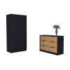crete-2-piece-bedroom-set-armoire-drawer-dresser-black-pine