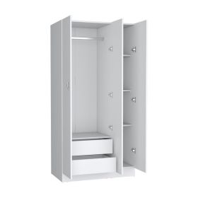 Wardrobe Erie, Bedroom, White