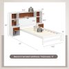 Bed Frame with Storage Headboard and Nightstands