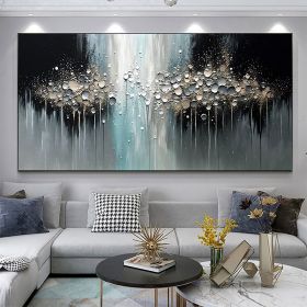 Handmade Oil Painting Abstract Texture Oil Painting On Canvas Large Wall Art Original White Painting Minimalist Art Custom Painting Modern Living Room (Style: 1.0, size: 40x80cm)