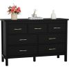 7 Drawer Dresser for Bedroom, Storage Cabinet With Metal Handles, Modern Closet Of Drawers for Living Room