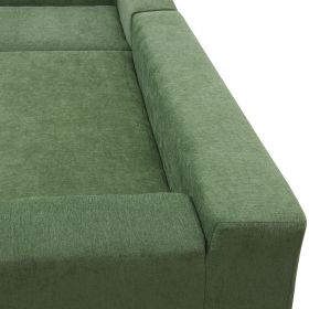 [VIDEO provided]109*68" Modular Sectional Living Room Sofa Set, Modern Minimalist Style Couch, Upholstered Compressed Sofa for Living Room, Bedroom (Color: as Pic)