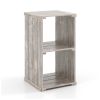 Storage Shelf with Open Back for Home Office