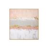 Hand Painted Gold Foil Abstract Oil Painting Wall Art Modern Minimalist Pink Picture Canvas Home Decor For Living Room No Frame