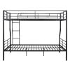 Full XL Over Queen Metal Bunk Bed