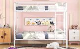 Full XL Over Queen Metal Bunk Bed