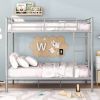 Full Over Full Metal Bunk Bed