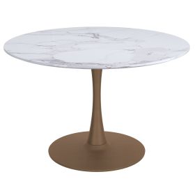 ZILO-DINING TABLE LARGE (Color: Aged Gold)