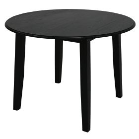 CONRAD-ROUND DINING TABLE (Color: Black)