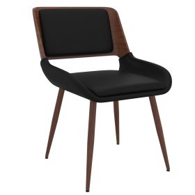 HUDSON-SIDE CHAIR PU (Color: Black)