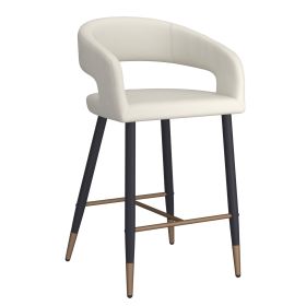 CRIMSON-26'' COUNTER STOOL (Color: Beige)