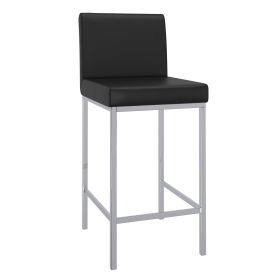 PORTO-26" COUNTER STOOL (Color: Black)