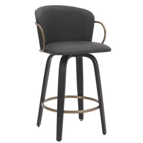 LAWSON-26'' COUNTER STOOL (Color: Charcoal)