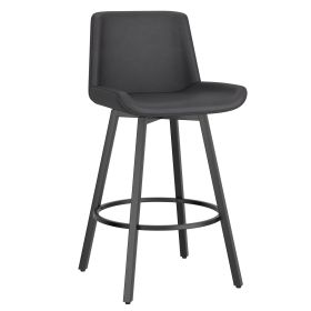 FERN-26'' COUNTER STOOL PU (Color: Charcoal)