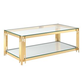 ESTREL-COFFEE TABLE (Color: Gold)