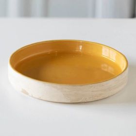 Handcrafted Beige Ceramic Bowl (Option: Pasta Bowl)