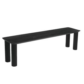 SANGRA-71" BENCH (Color: Black)