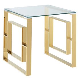 EROS-ACCENT TABLE (Color: Gold)
