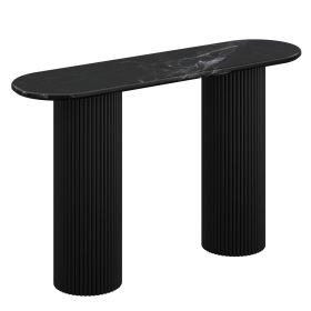 JILSA-CONSOLE TABLE (Color: Black)