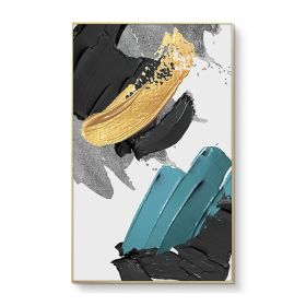 100% Handmade Art rectangle Abstract Simple Pretty Canvas Oil Painting Wall Art Picture For Living Room Aisle Modern Home Decor (size: 60x90cm)