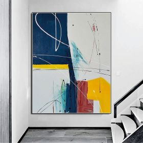 Handmade Picture Wall Art Paintings Handpainted Oil Painting On Canvas Large Handmade Wall Art Modern Home Decoration No Framed (size: 50x70cm)