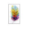 Handmade Abstract Oil Painting Top Selling Wall Art Modern Colorful Feather Picture Canvas Home Decor For Living Room No Frame