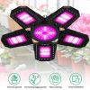 Five Leaf Foldable Transformable LED Plant Light for Greenhouse