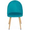 Accent Living Dining Room Velvet  Chair Club Leisure Guest Lounge Bedroom Upholstered Chair with Gold Metal Legs set of 2