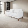 Corduroy, Modern Sofa With Two Pillows, Suitable For Living Room, Lounge