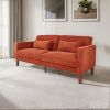Corduroy, Modern Sofa With Two Pillows, Suitable For Living Room, Lounge