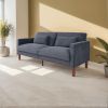 Corduroy, Modern Sofa With Two Pillows, Suitable For Living Room, Lounge
