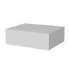 Vienna Floating Nightstand, Sleek Wall-Mounted Design with Spacious Drawer Storage, Dark Brown