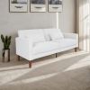Corduroy, Modern Sofa With Two Pillows, Suitable For Living Room, Lounge