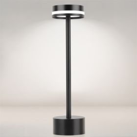 2pcs LED Cordless Table Lamp, 5000mAh Rechargeable Battery, 3 Color Modes Stepless Dimming Touch Lamp, Aluminum Portable Night Light, IP54 Waterproof (Option: 1pcs)