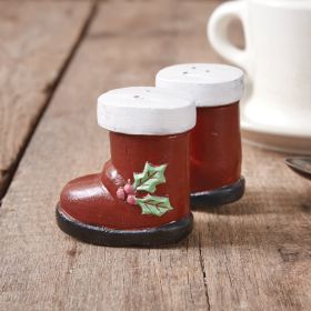 Salt & Pepper Shakers (Option: Santa'S Boots)