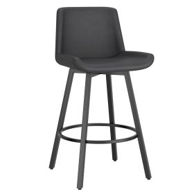 FERN-26'' COUNTER STOOL PU (Color: Charcoal)