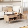 Lift Top Coffee Table with Storage and Hidden Compartment