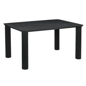 SANGRA-59" DINING TABLE (Color: Black)