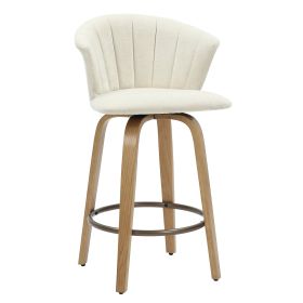 TULA-26'' COUNTER STOOL (Color: Beige)