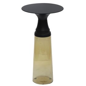 INDIGO-ACCENT TABLE (Color: Brown)